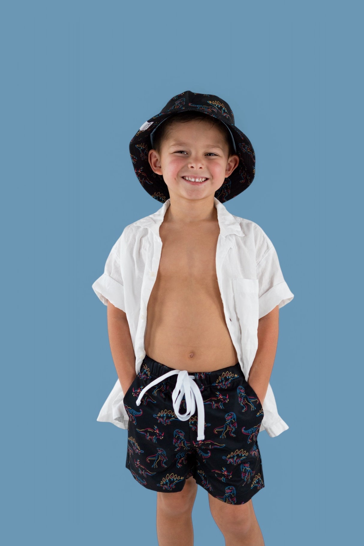 DINOSNORE DREAM SWIM TRUNKS from DREAM BIG LITTLE CO