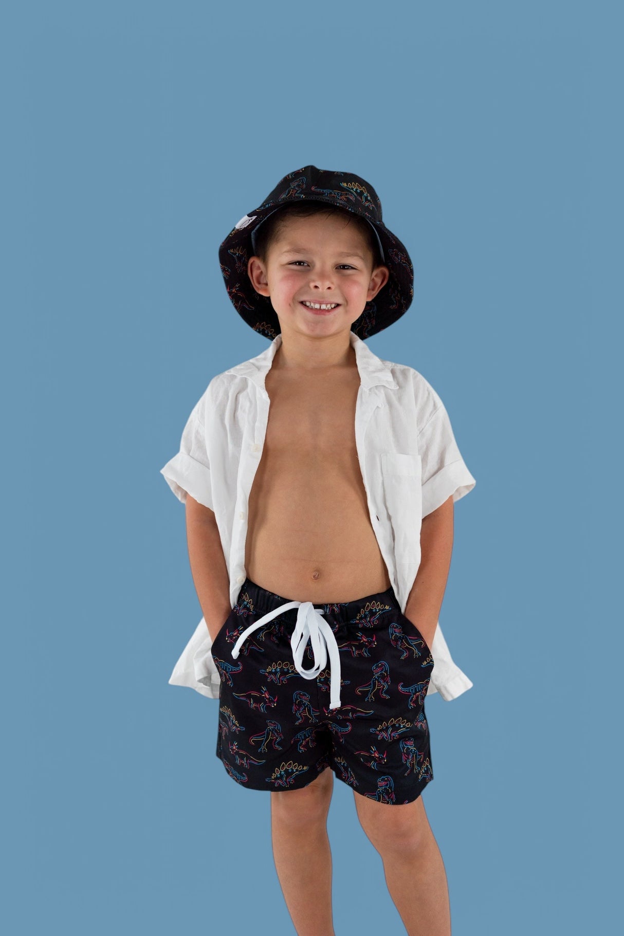 DINOSNORE DREAM SWIM TRUNKS from DREAM BIG LITTLE CO