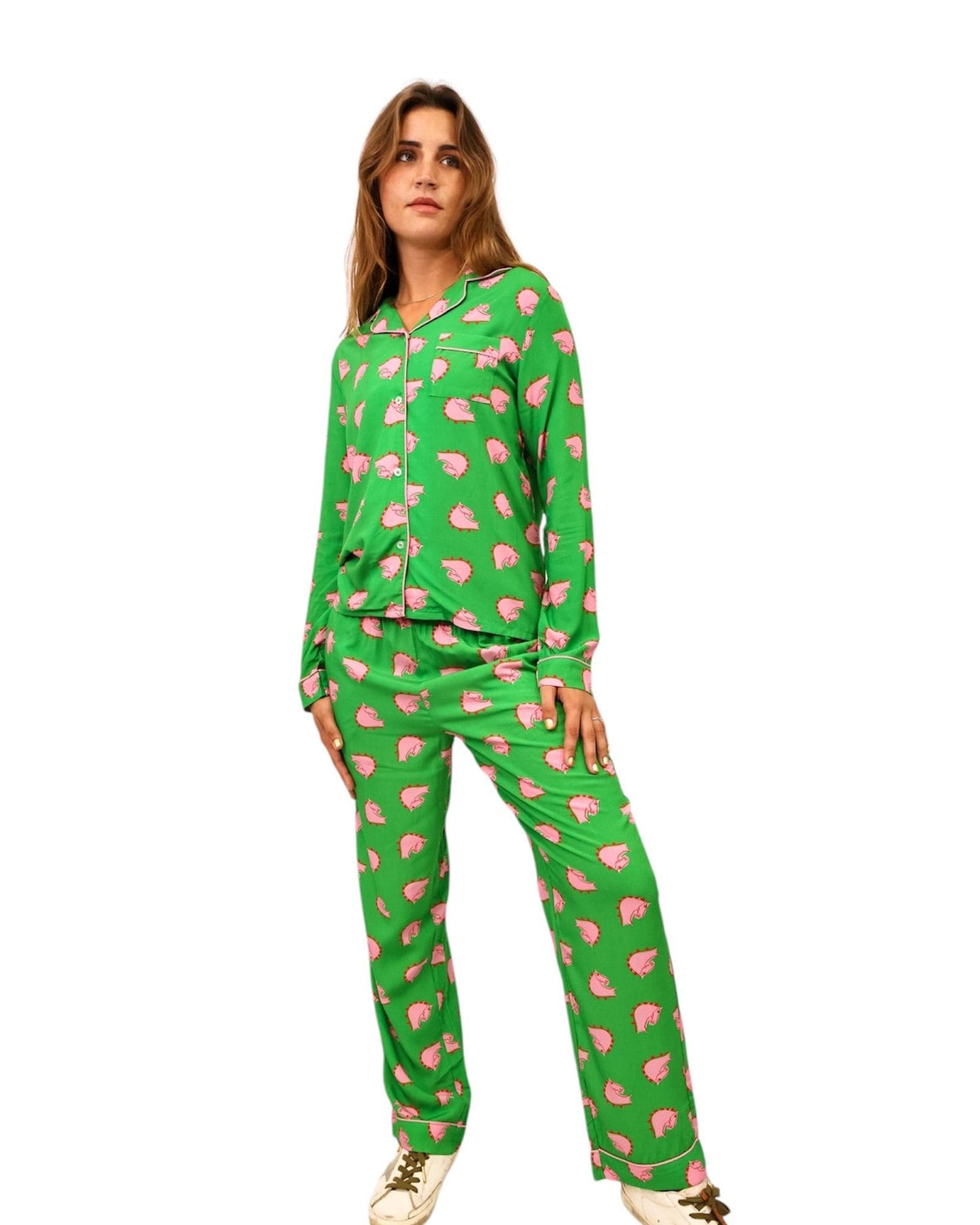 Layla Pajama Shirt from Equisite