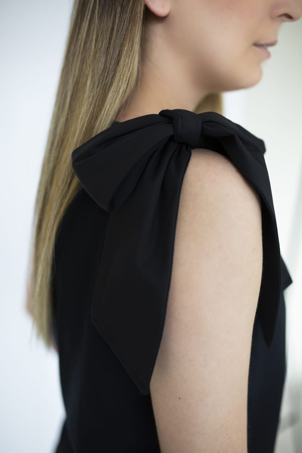 Jersey dress v neck tie shoulder with pockets Premium Quality from EBRU Home