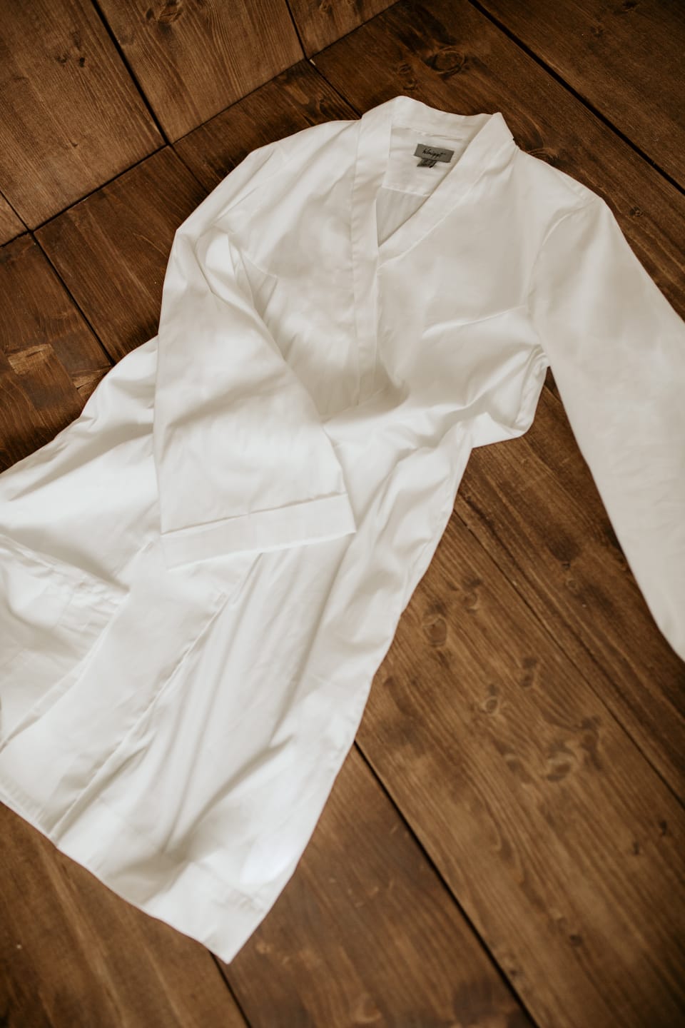 WRAPPED DRESS WIDE OPEN SLEEVES from EBRU Home