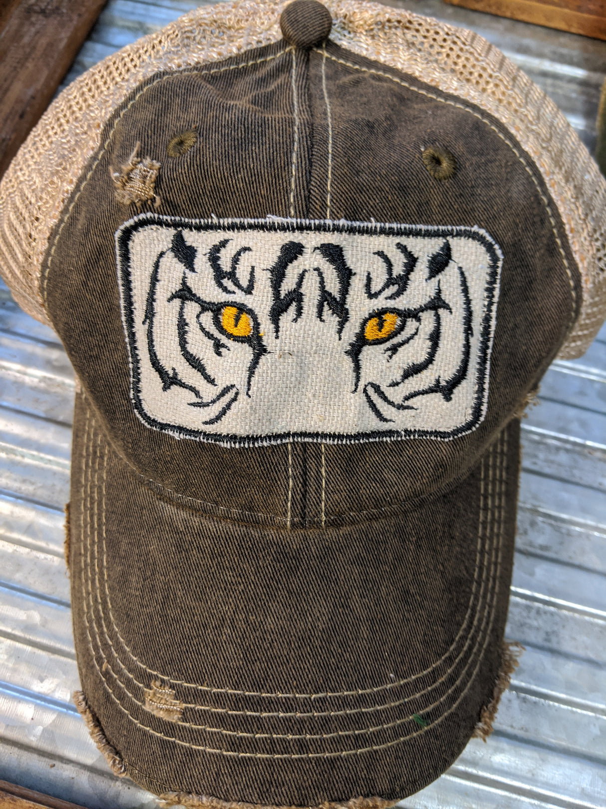 Tiger eyes Hat from The Goat Stock