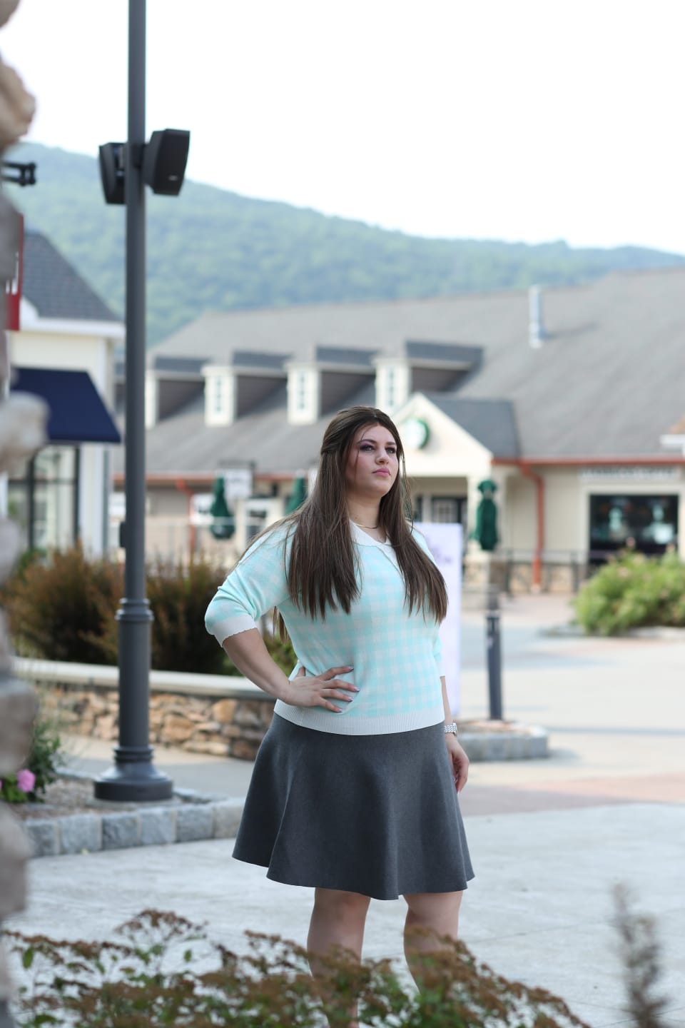 MM PURPLE LABEL - YR RND CHARCOAL (PLUS SIZE) From Mia Mod