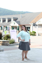 MM PURPLE LABEL - YR RND CHARCOAL (PLUS SIZE) From Mia Mod