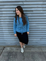 Stone Wash Button Down Top From Drama NYC Plus