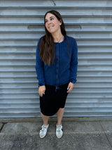 Stone Wash Button Down Top From Drama NYC Plus