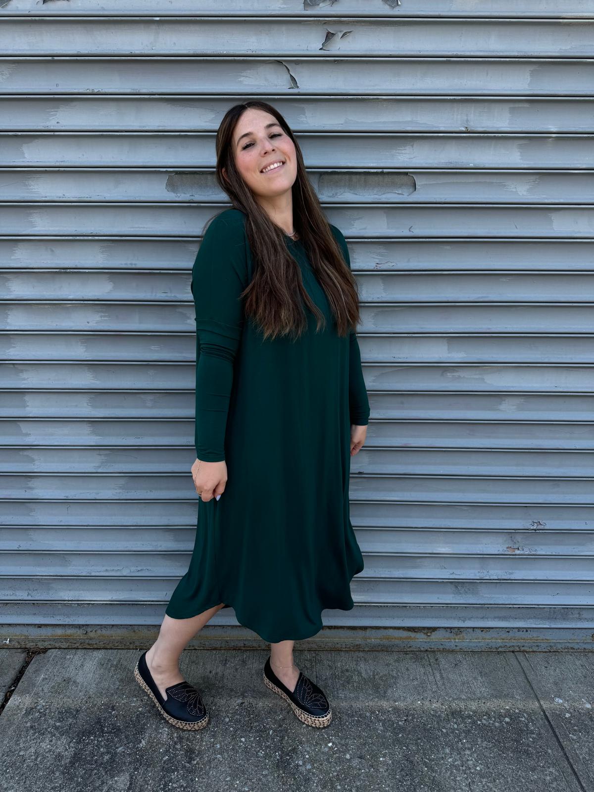 Basic T- Dress From Drama NYC Plus