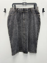 Acid Wash Pencil Skirt From Drama NYC Plus