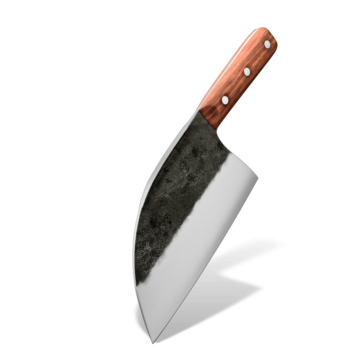 Rustic Hand Forged Serbian Cleaver From TheCookingGuild