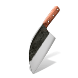 Rustic Hand Forged Serbian Cleaver From TheCookingGuild