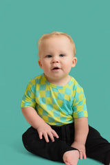 BE BOLD CHECKERS DREAM POCKET TEE from DREAM BIG LITTLE CO