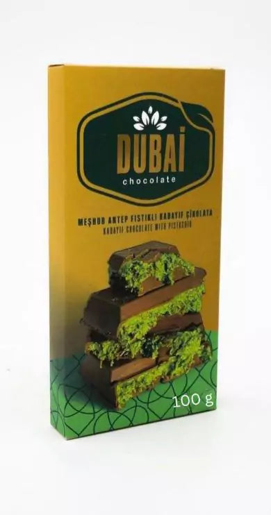 Artu Dubai Chocolate Box of 12 (100g) (Turkey) from PETEZ POP WHOLESALE