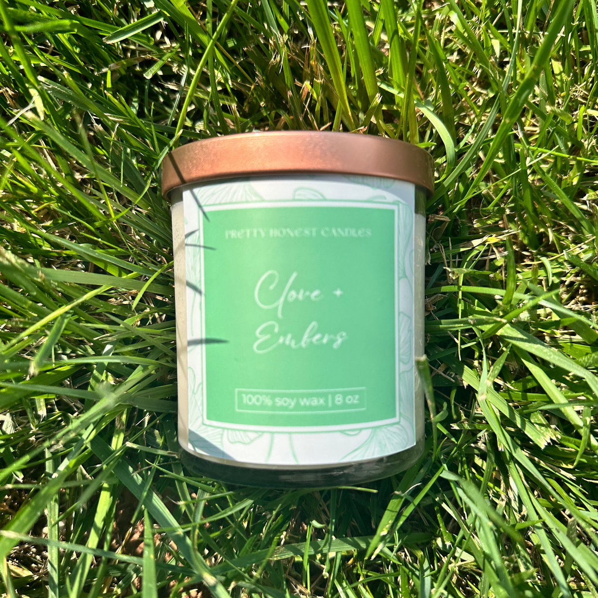 Clove + Embers Soy Candle from Pretty Honest Candles