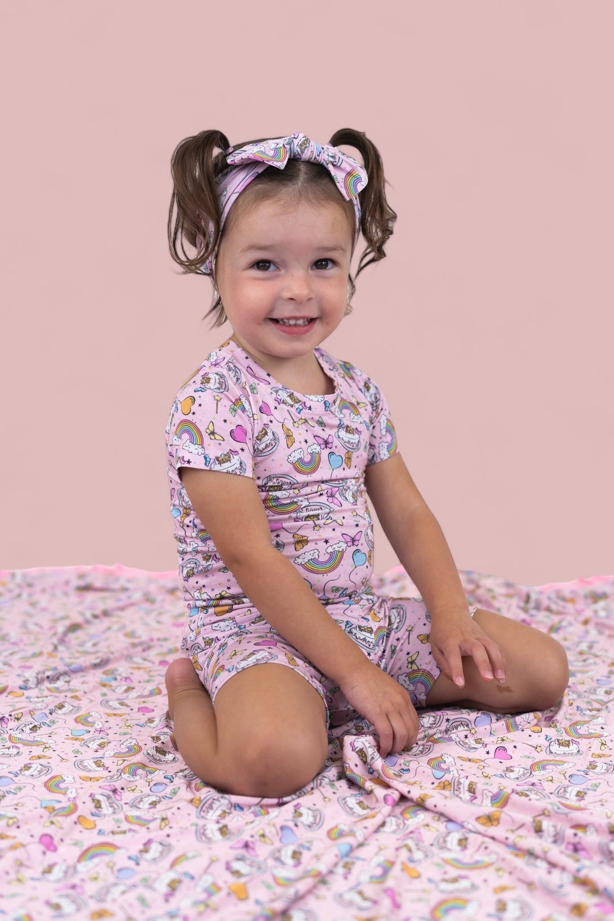 ONCE UPON A BIRTHDAY DREAM SHORT SET from DREAM BIG LITTLE CO
