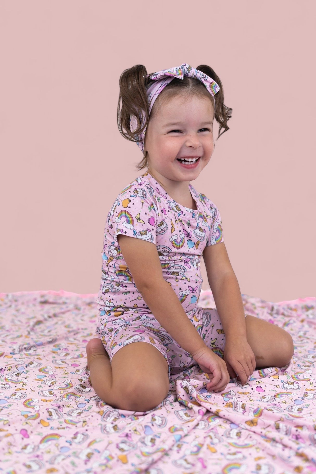 ONCE UPON A BIRTHDAY DREAM SHORT SET from DREAM BIG LITTLE CO