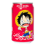 Ocean Bomb One Piece Sparkling Water Luffy Yogurt Flavor (330ml) (Taiwan) 6-Pack from PETEZ POP WHOLESALE