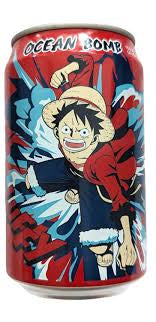 Ocean Bomb One Piece Sparkling Water Luffy Yogurt Flavor (330ml) (Taiwan) 6-Pack from PETEZ POP WHOLESALE