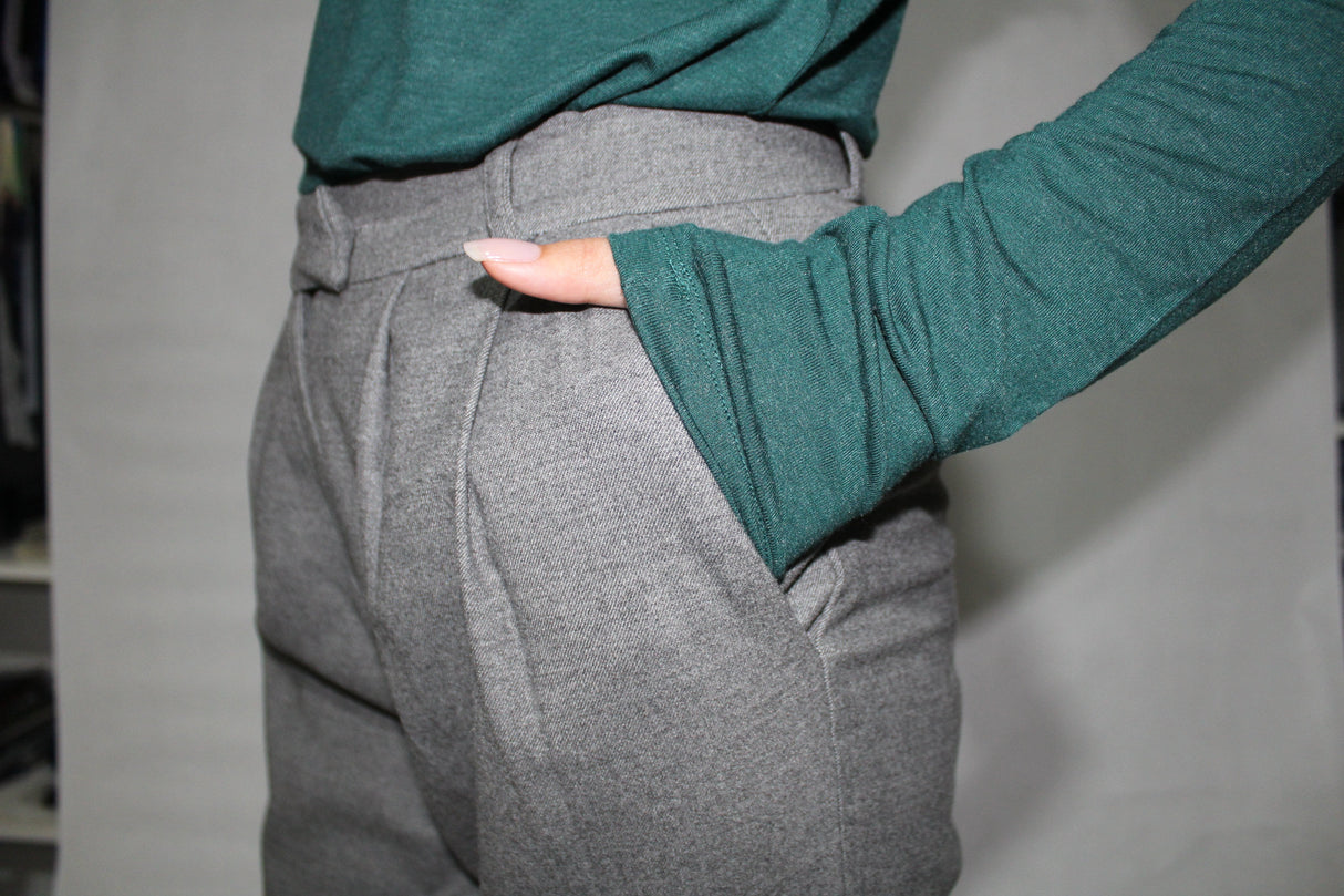 Trouser high waist dropped pants from EBRU Home