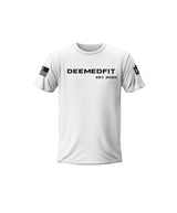 Men’s Gym Tee “Compellence” - White from DeemedFit