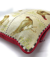 Tache Country Farmhouse Rooster Hens Woven Tapestry Throw Pillow Cover (13139CC) from Tache Home Fashion