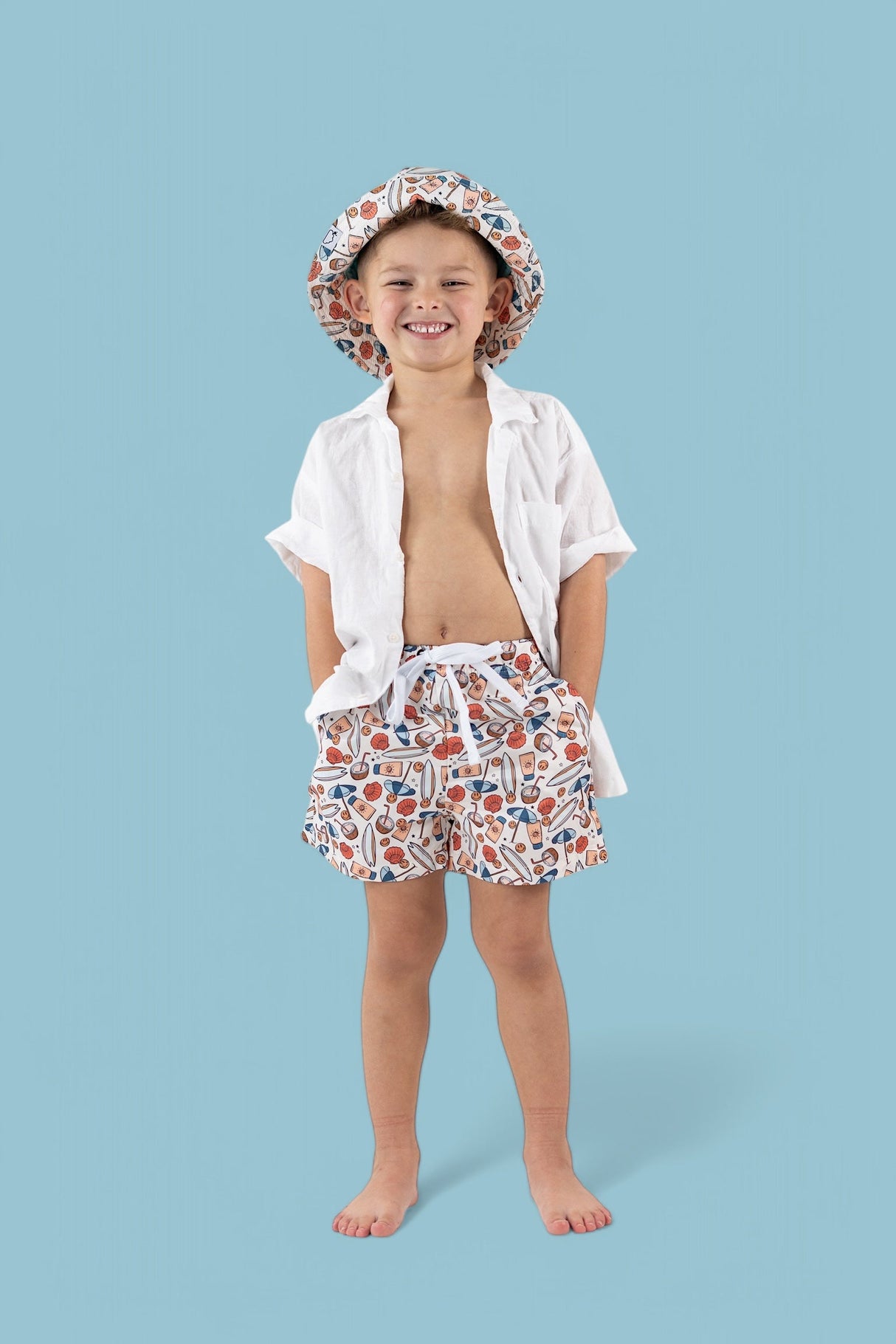 CHASE THE SUN BOY'S DREAM SWIM TRUNKS from DREAM BIG LITTLE CO