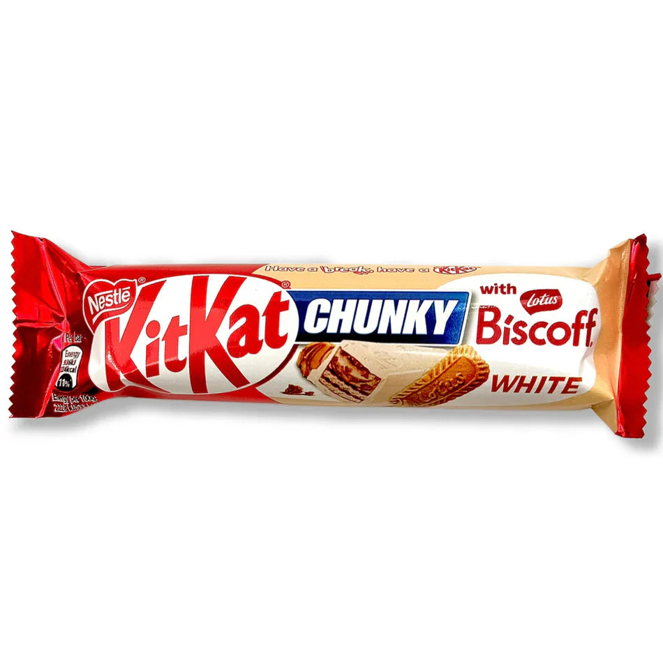 KitKat Chunky Biscoff White (42g) (UK) 24ct from PETEZ POP WHOLESALE