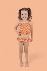 SHELLO SUMMER DREAM SMOCKED TANKINI TWO PIECE SWIM SUIT from DREAM BIG LITTLE CO