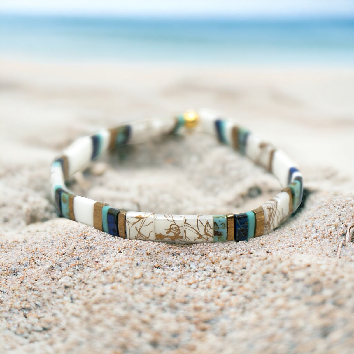 BLUE HILL BAY - Tila Bead Bracelet | Single from Mack & Rex