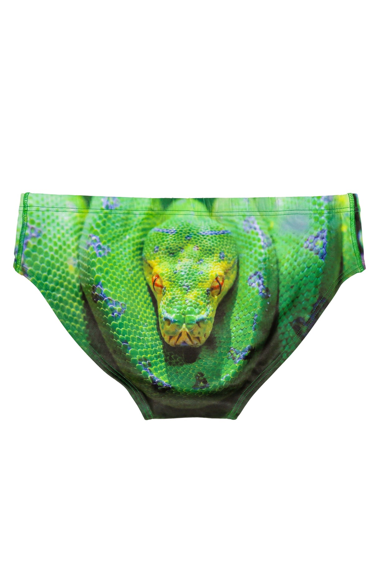 Corwin's Constrictor Snake Print Swim Brief from Shinesty