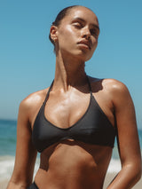 MADEIRA BIKINI TOP - BLACK From ELYSIIAN