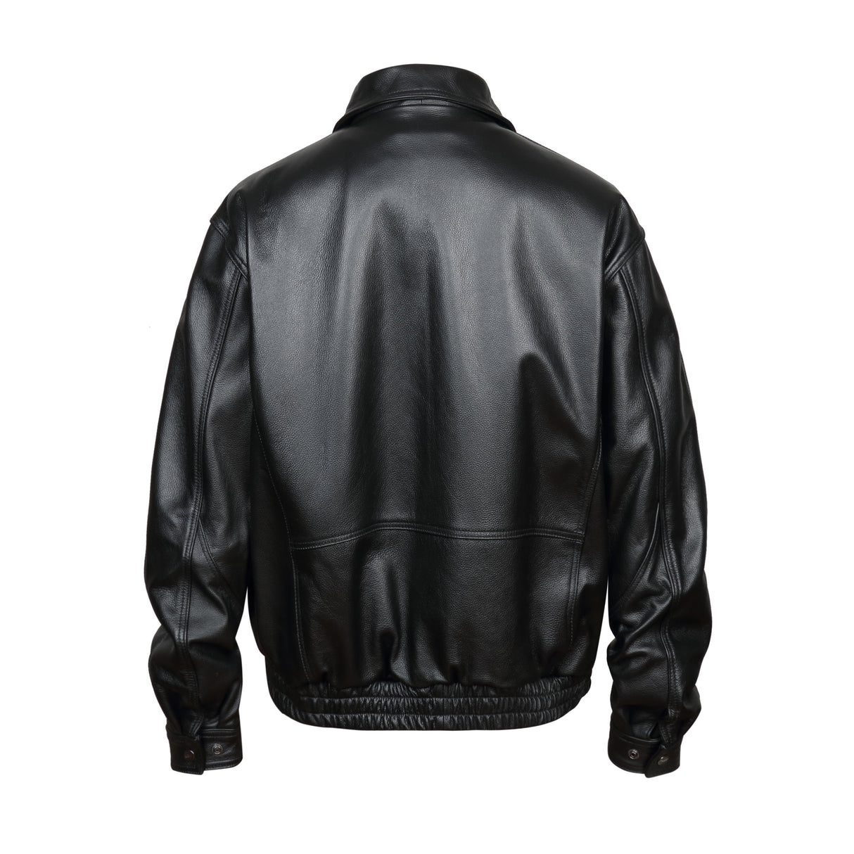 REED Men's American Style Bomber Genuine Leather Jacket - Imported from Reed Leather