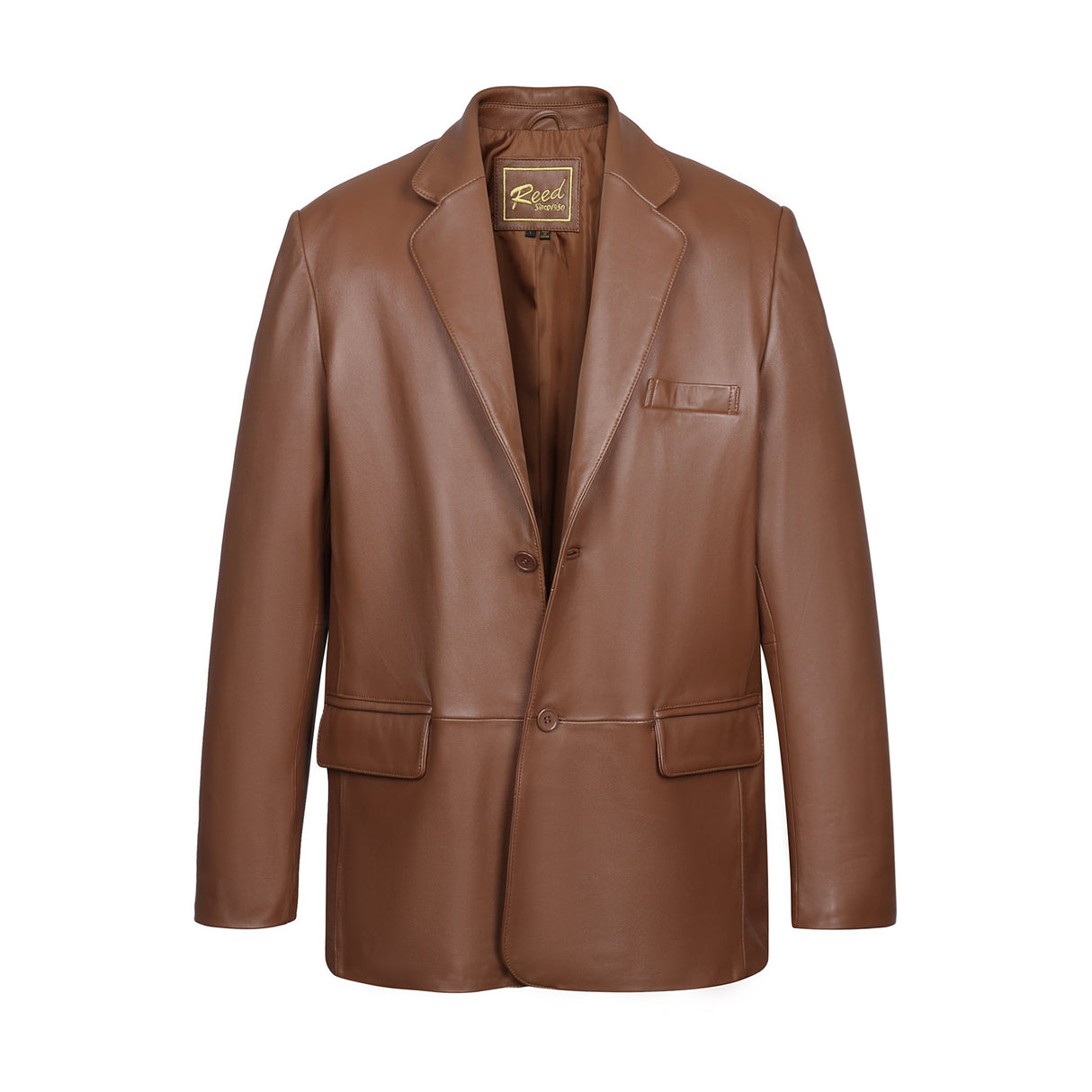 REED Men's Premium Lambskin Leather Blazer Sports Jacket (Imported) from Reed Leather