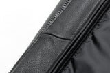 REED Men's Premium Leather Aviator Bomber Jacket - Imported from Reed Leather