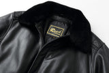REED Men's Premium Leather Aviator Bomber Jacket - Imported from Reed Leather
