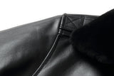 REED Men's Premium Leather Aviator Bomber Jacket - Imported from Reed Leather