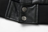 REED Men's Premium Leather Aviator Bomber Jacket - Imported from Reed Leather