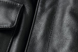 REED Men's Premium Leather Aviator Bomber Jacket - Imported from Reed Leather