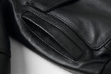 REED Men's Premium Leather Aviator Bomber Jacket - Imported from Reed Leather