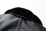 REED Men's Premium Leather Aviator Bomber Jacket - Imported from Reed Leather