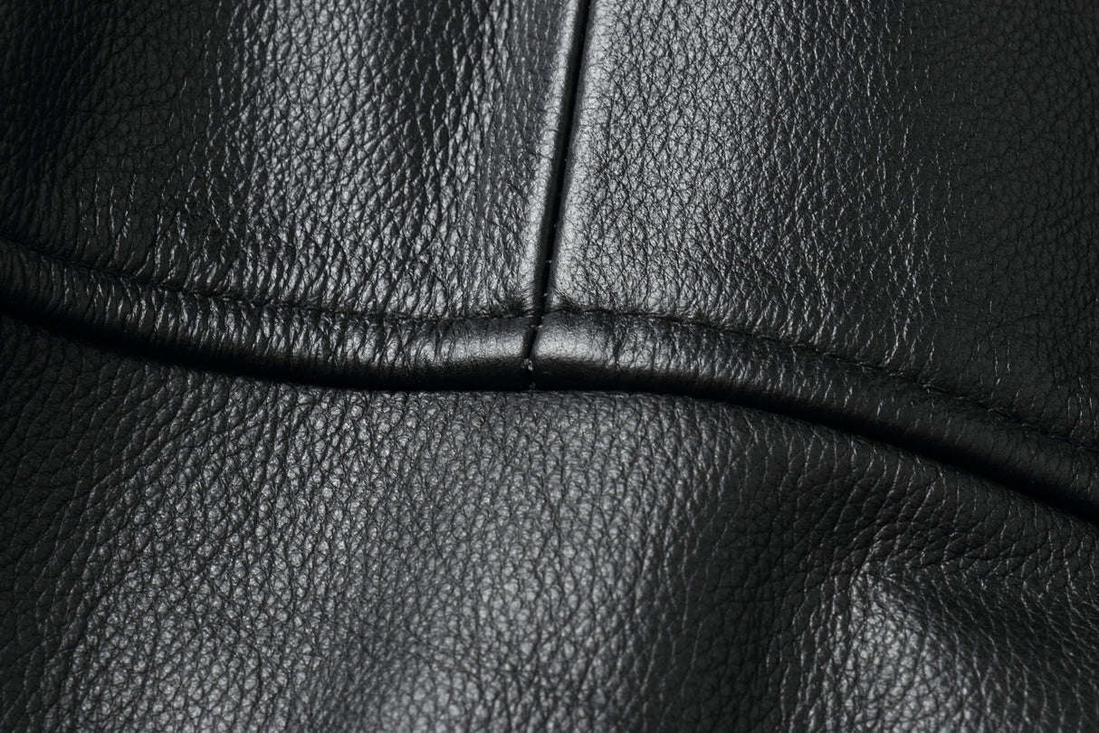 REED Men's Premium Leather Aviator Bomber Jacket - Imported from Reed Leather