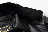 REED Men's Premium Leather Aviator Bomber Jacket - Imported from Reed Leather