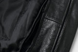 REED Men's Premium Leather Aviator Bomber Jacket - Imported from Reed Leather