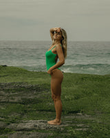 BALBOA THIN STRAP ONE PIECE - MATCHA From ELYSIIAN