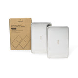 Stainless Steel Freezer PACKS FOR LUNCH Boxes and Lunch Bags, 2 Pack from ecozoi
