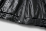 REED Men's American Style Bomber Genuine Leather Jacket - Imported from Reed Leather