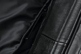 REED Men's American Style Bomber Genuine Leather Jacket - Imported from Reed Leather