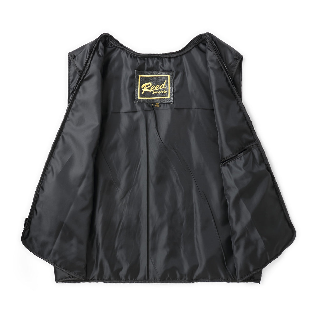 REED Men's American Style Bomber Genuine Leather Jacket - Imported from Reed Leather