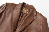 REED Men's Premium Lambskin Leather Blazer Sports Jacket (Imported) from Reed Leather