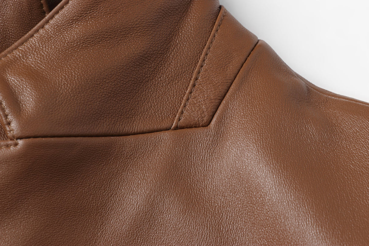 REED Men's Premium Lambskin Leather Blazer Sports Jacket (Imported) from Reed Leather