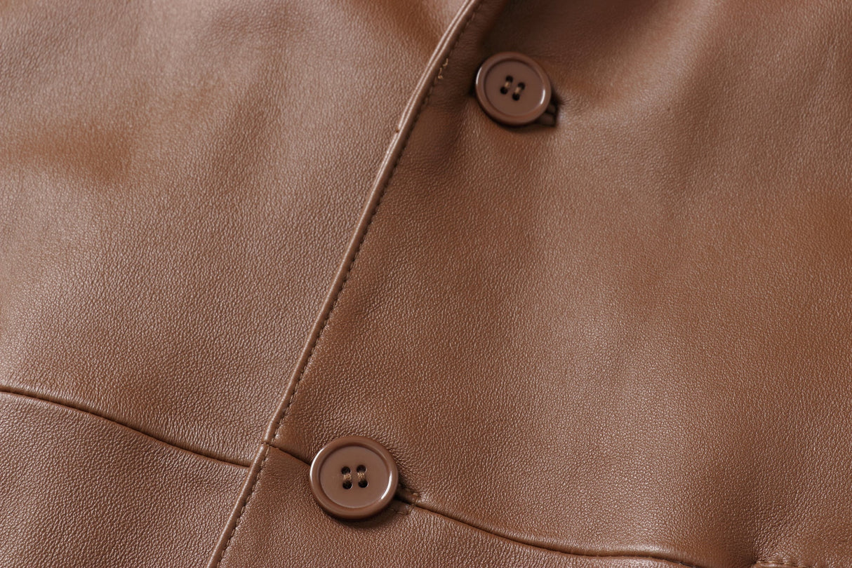 REED Men's Premium Lambskin Leather Blazer Sports Jacket (Imported) from Reed Leather